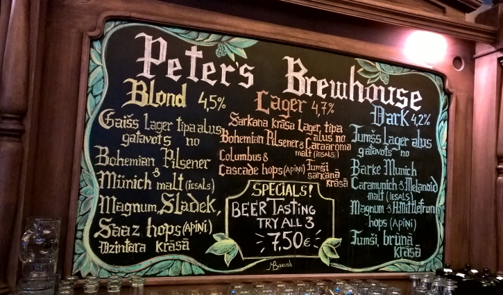 Peter’s Brewhouse, Rīga, Bier in Lettland, Bier vor Ort, Bierreisen, Craft Beer, Brauerei, Gasthausbrauerei