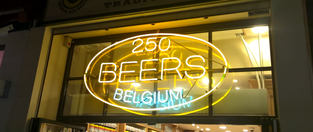 250 Beers Belgium, Brüssel, Bier in Belgien, Bier vor Ort, Bierreisen, Craft Beer, Bottle Shop