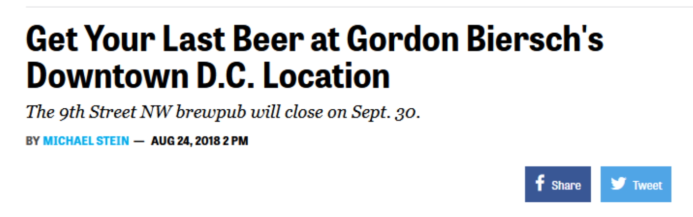 Gordon Biersch Brewing Company, Washington D.C., Bier in Washington D.C., Bier vor Ort, Bierreisen, Craft Beer, Brauerei