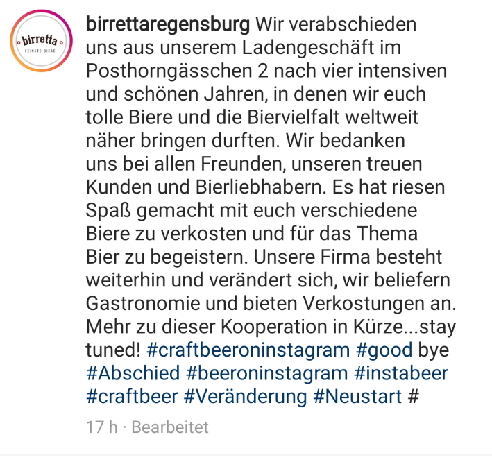 birretta Feinste Biere, Regensburg, Bier in Bayern, Bier vor Ort, Bierreisen, Craft Beer, Bottle Shop