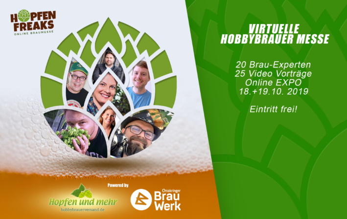Hopfenfreaks 2019, Die virtuelle Messe für Hobbybrauer, Bier vor Ort, Bierreisen, Craft Beer, Hausbrauertreffen