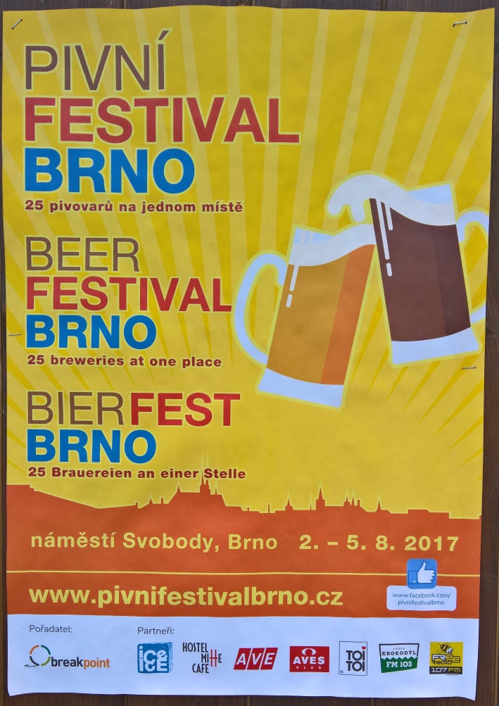 Pivní Festival Brno 2017, Brno, Bier in Tschechien, Bier vor Ort, Bierreisen, Craft Beer, Bierfestival
