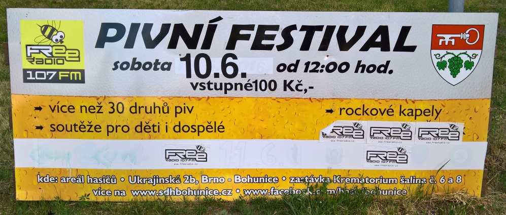 XVIII. Pivní Festival Bohunice, Brno, Bier in Tschechien, Bier vor Ort, Bierreisen, Craft Beer, Bierfestival