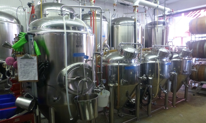 Transmitter Brewing Farmhouse Ales, Long Island City, Bier in New York, Bier vor Ort, Bierreisen, Craft Beer, Brauerei